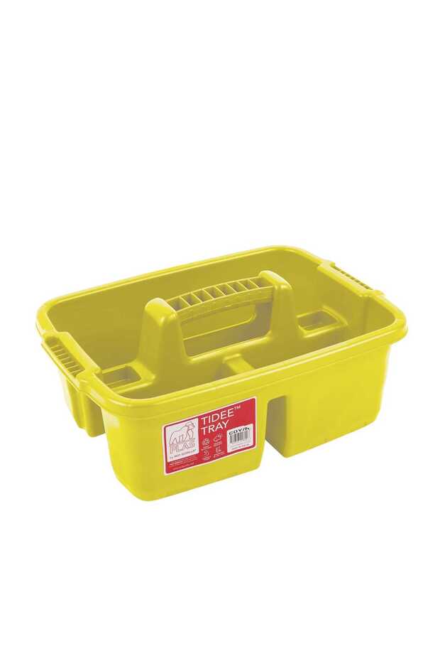 - Plastic Tote Tray - Tidee Tray Yellow