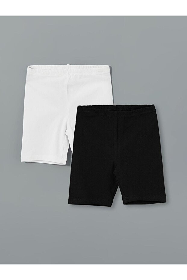 Girls' Elasticated Pajama Bottoms, 2-Piece Set
