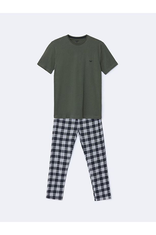 Standart Kalıp Erkek Pijama Takımı - 1