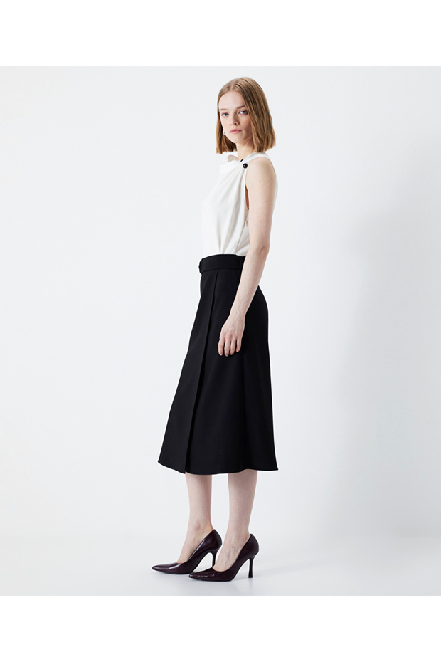 Colorblock elbise - 4