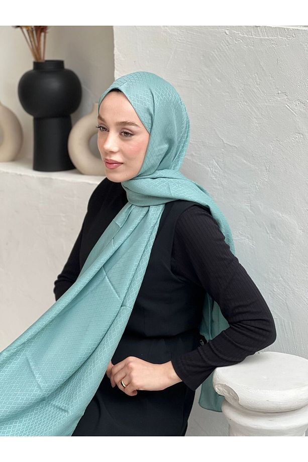 Soft Jakar Serisi İnci Ritim Desen Şal - 3