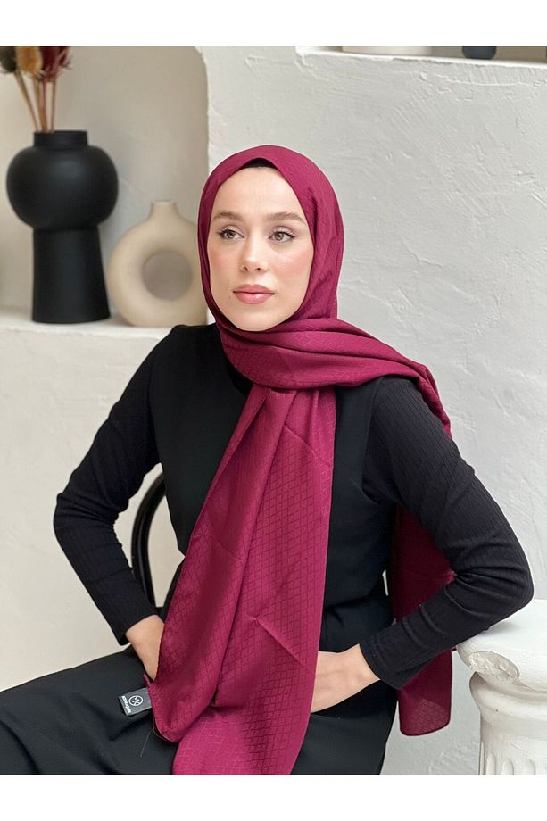 Soft Jakar Serisi İnci Ritim Desen Şal - 2