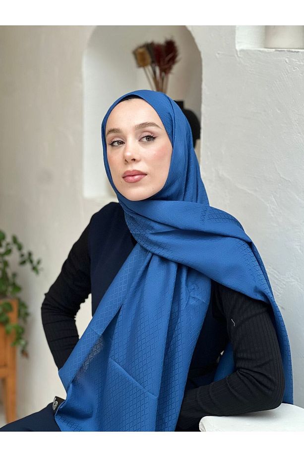 Soft Jakar Serisi İnci Ritim Desen Şal - 3