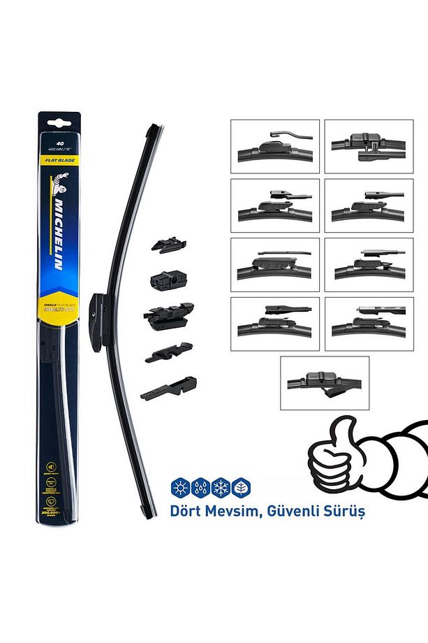 Multıfıt™ Mc33894 40cm 1 Adet Universal Muz Tipi Silecek - 3