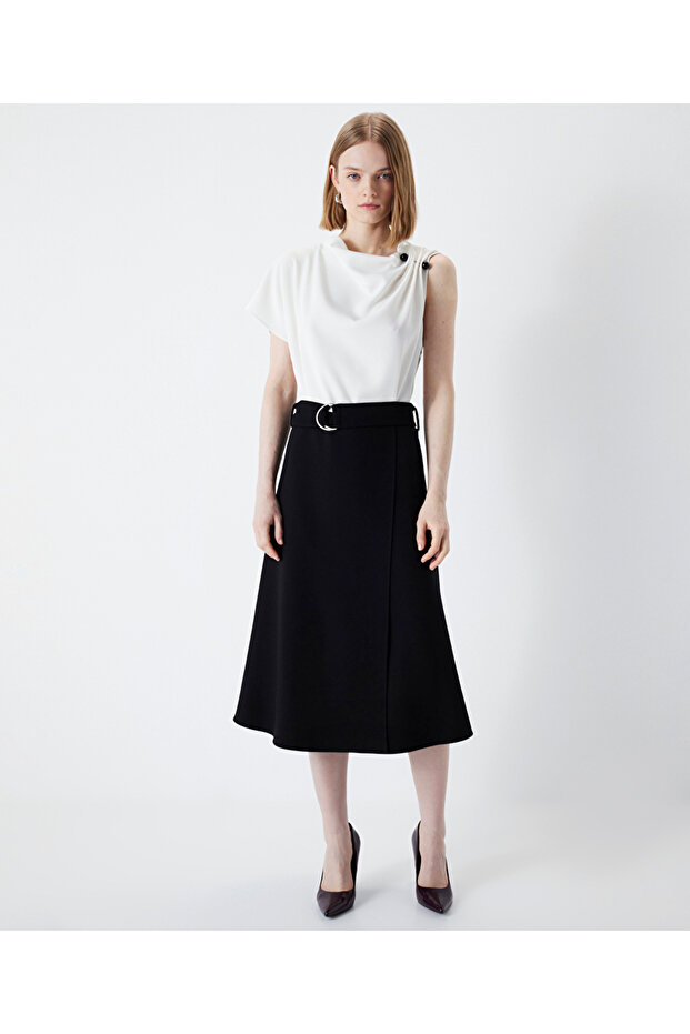 Colorblock elbise - 1