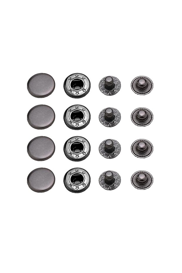 Alpha Snaps Metal -15 Mm, 25 Sets Set