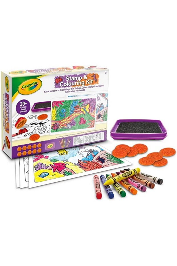 مجموعة طوابع الأنشطة الإبداعية والتلوين - 1