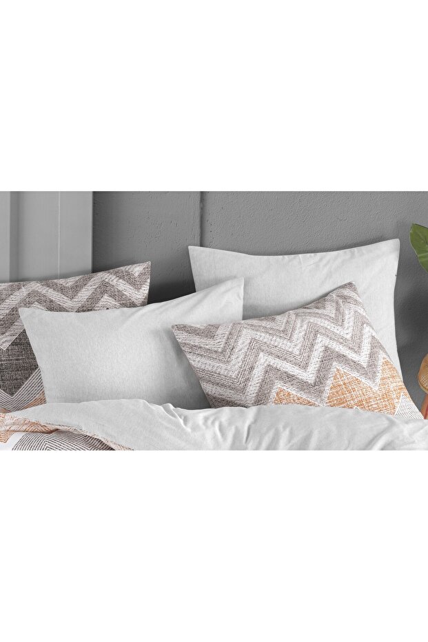 Solid Color 2-Piece Pillowcase - Gray