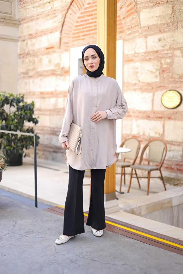 ADA Düğmeli Tunik Gömlek - 6