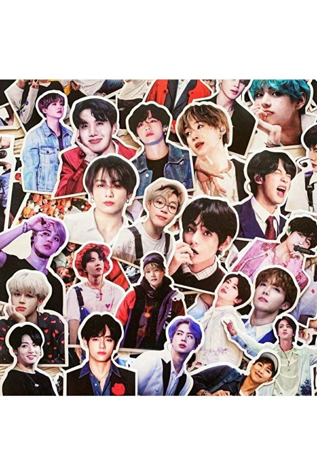 Bts Baskılı 100'lü Sticker Seti - 1