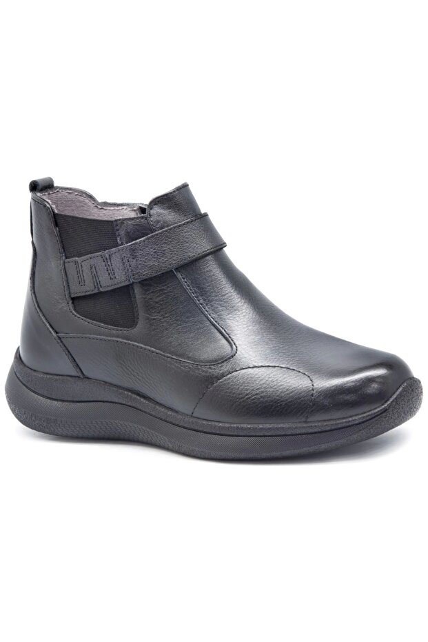 Forellı 27951 Siyah Kadın Bot - 1