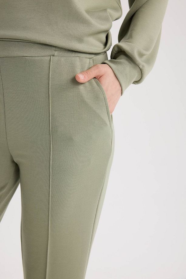 Regular Fit Esnek Belli Cepli Basic Düz Pantolon E1954AX25SP - 5
