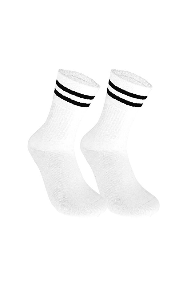 Tennis 2 Pack Unisex White Socks