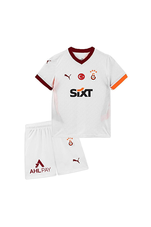 Galatasaray Away Minikit Kids V-Neck Jersey