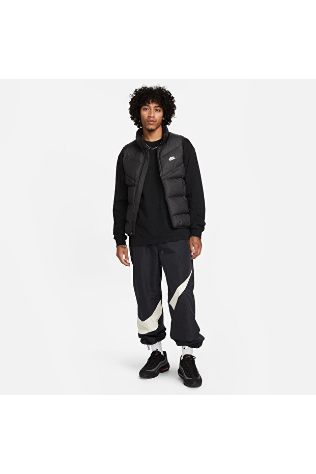 Windrunner Storm Fit Чоловічий чорний жилет з високим коміром - 3