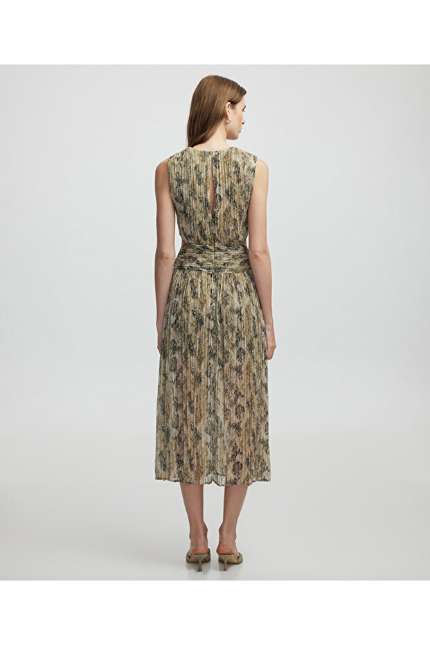 فستان شيفون منقوش - 7