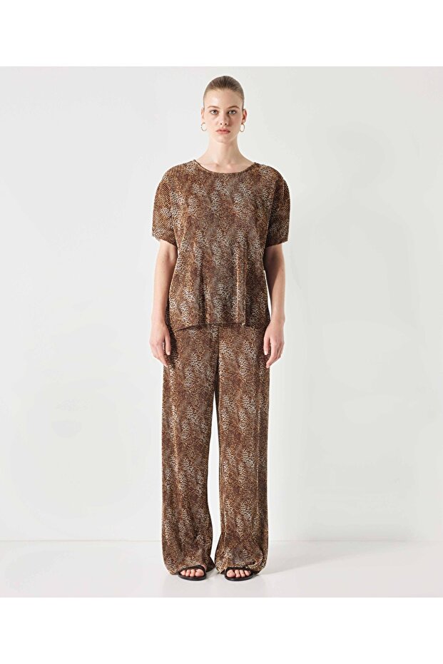 Leopar desen bluz - 2