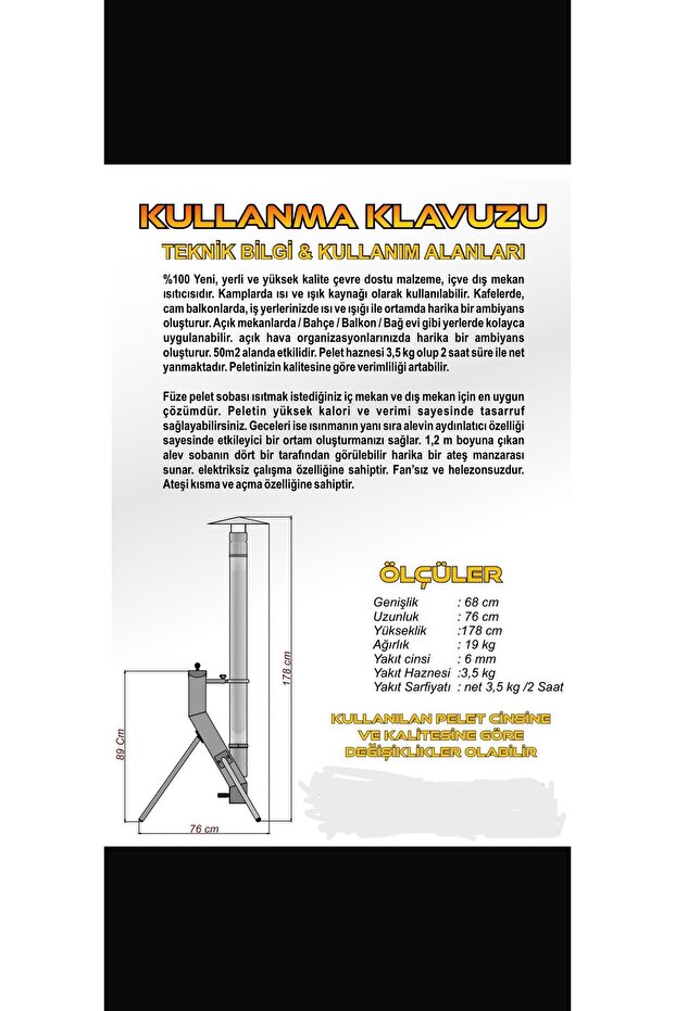 FÜZE TİPİ PELET SOBA - 4