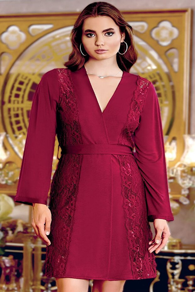 115 Dowry Combed Cotton Set of 6-Burgundy