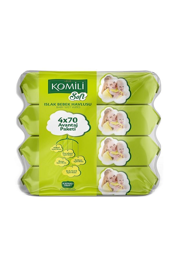 Soft Islak Havlu 4x70 - 280 Yaprak - 1