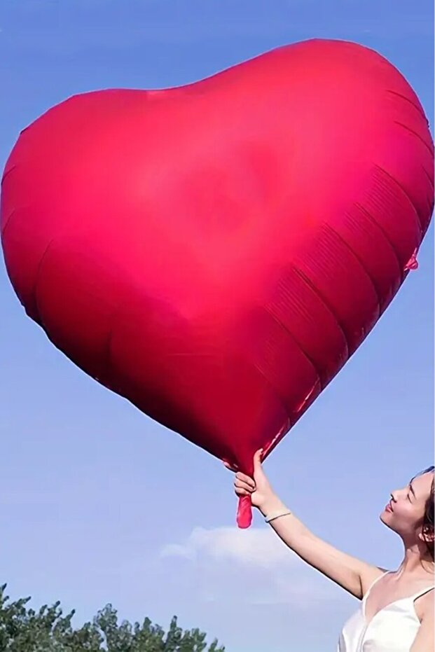 Dev Kalp Folyo Balon 145 Cm - 3