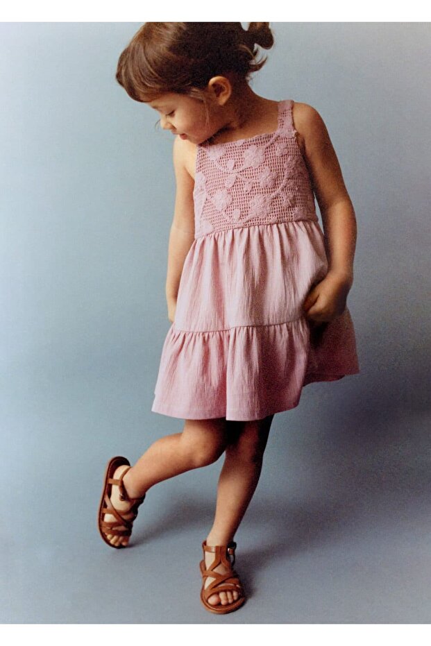 Bantlı deri sandalet - 4