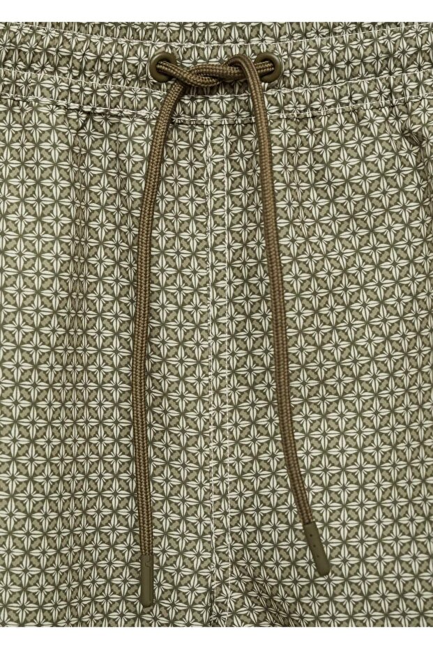 Geometrik desenli mayo - 7