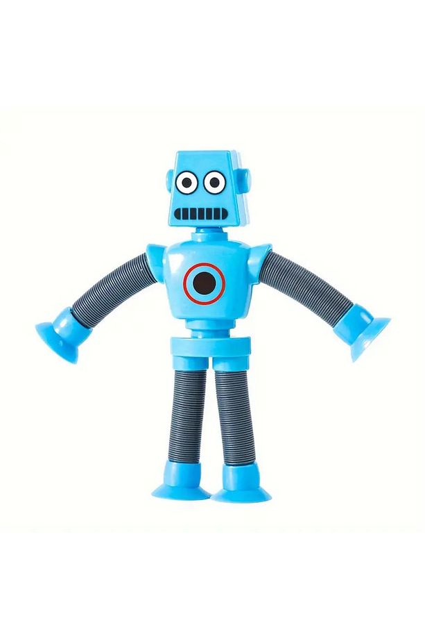 Esnek Robot Oyuncak - Bükülebilir, Vakumlu Kollar ve Bacaklar ile Eğlenceli Yaratıcı Figür - 1