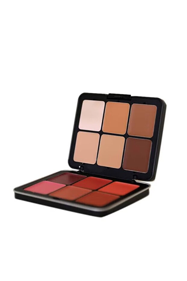 12 Colors - Multi-Colored Concealer & Blush Palette - 2