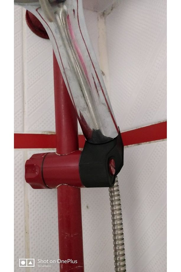 Byr3D Duş Başlığı Tutucusu T3210938 Sadece Plastik Aparattır - 5
