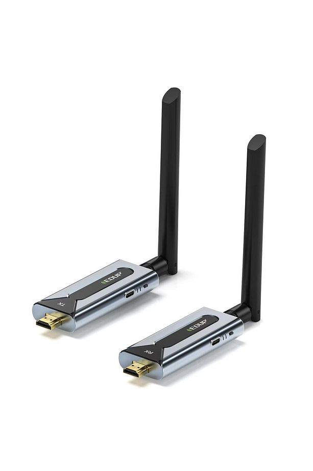 Edup Kablosuz HDMI Sistemi 5.8G 500 Feet Menzil Kesintisiz Akış EH-WD9910 - 1