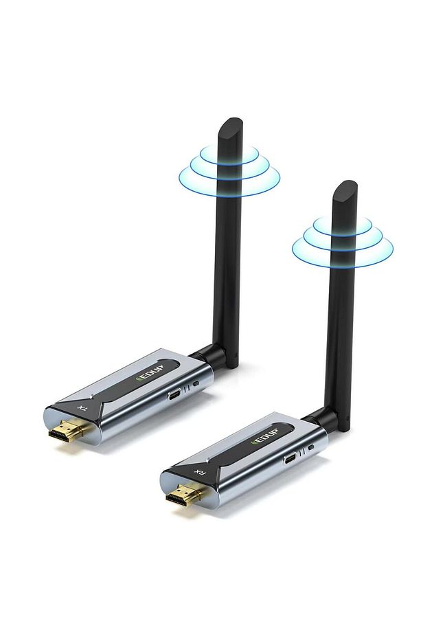 Edup Kablosuz HDMI Sistemi 5.8G 500 Feet Menzil Kesintisiz Akış EH-WD9910 - 2