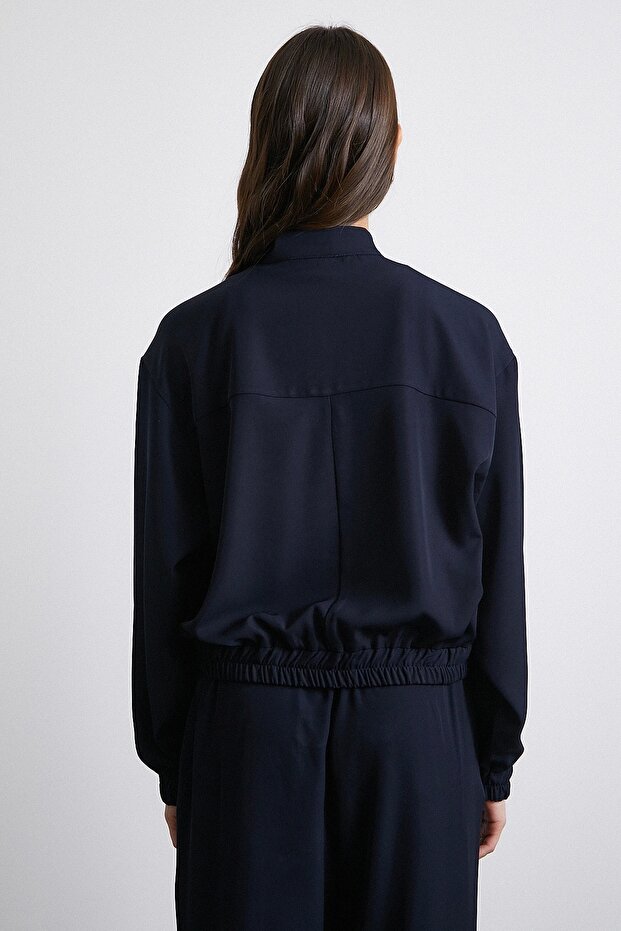Bomber Ceket Lacivert - 6