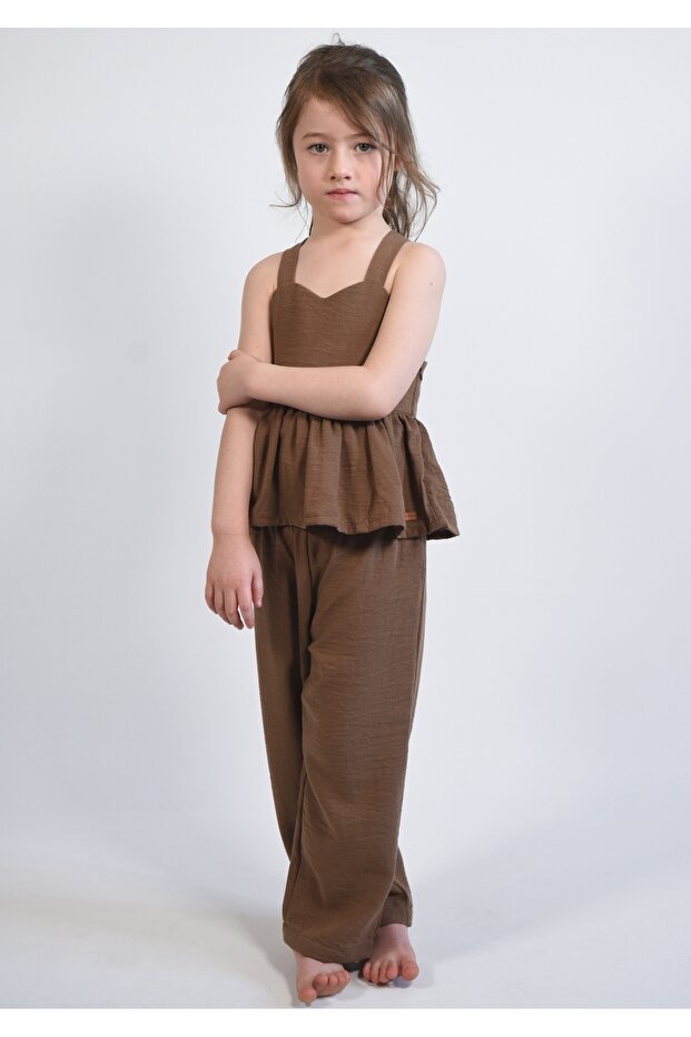 Modal Linen Oversize Blouse-Pants Set