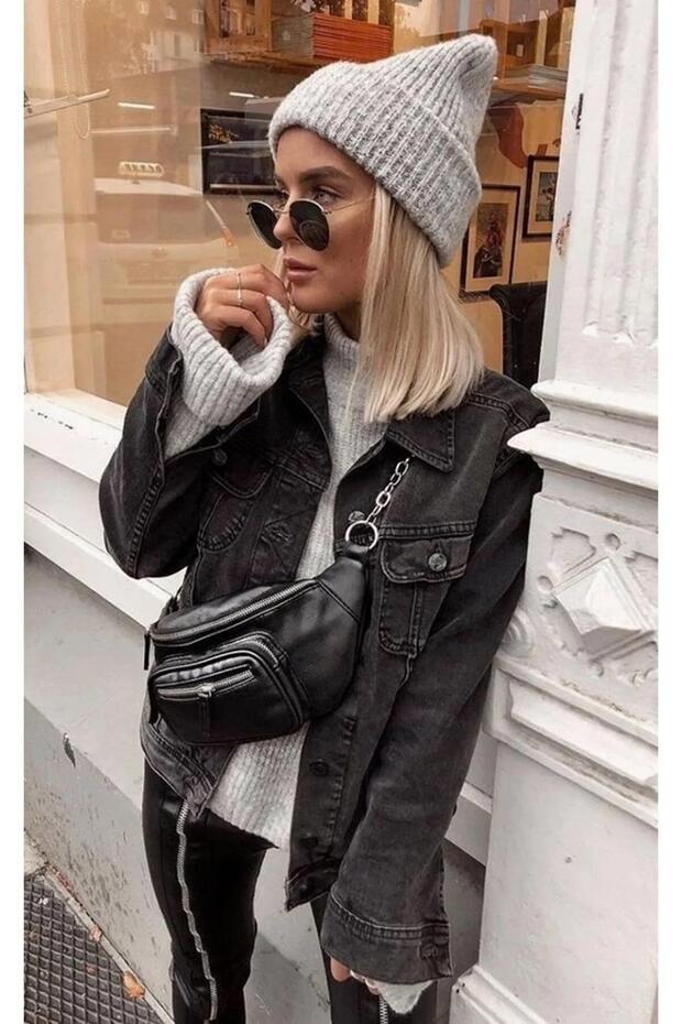 Unisex Ribbed Soft Basic Beret - 1