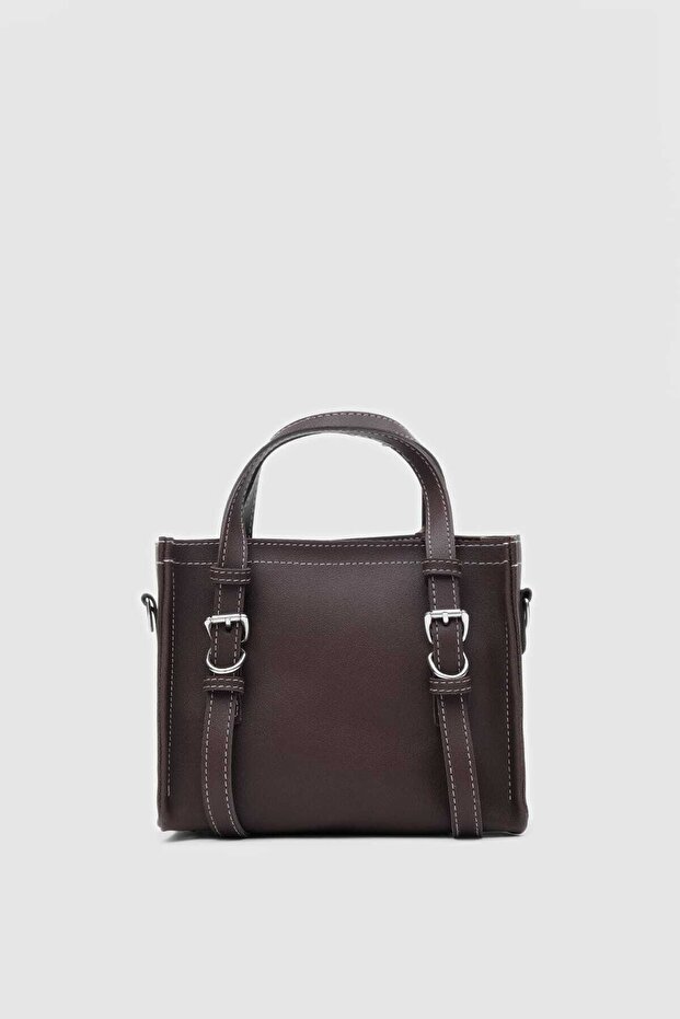 Merry Adjustable Hand and Shoulder Bag - Brown - Women's Bag