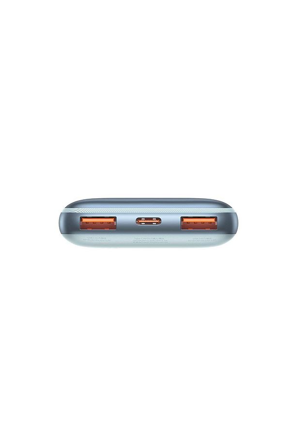Bipow Pro Digital Display Fast Charge Power Bank 10000mah 20w Blue (with Simple Series Chargi - 4