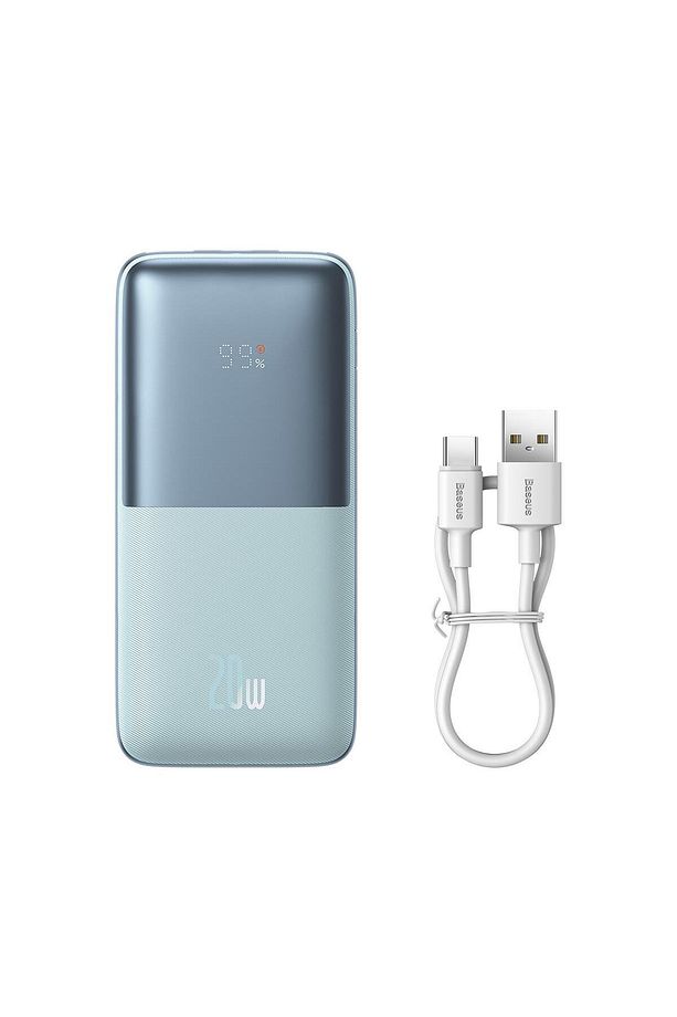 Bipow Pro Digital Display Fast Charge Power Bank 10000mah 20w Blue (with Simple Series Chargi - 5