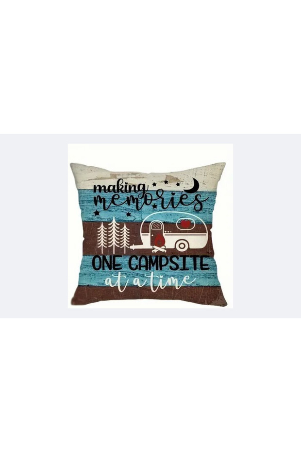 Washable Throw Pillow Cushion Pillow - Home, Motorhome and Camping Memories