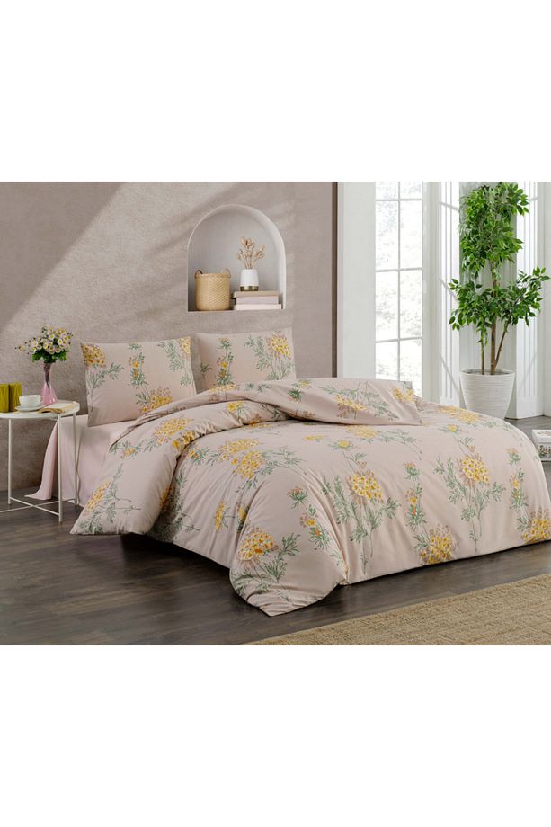 Kristal Ranforce Tek Kişilik Nevresim Takımı Daisy - 1
