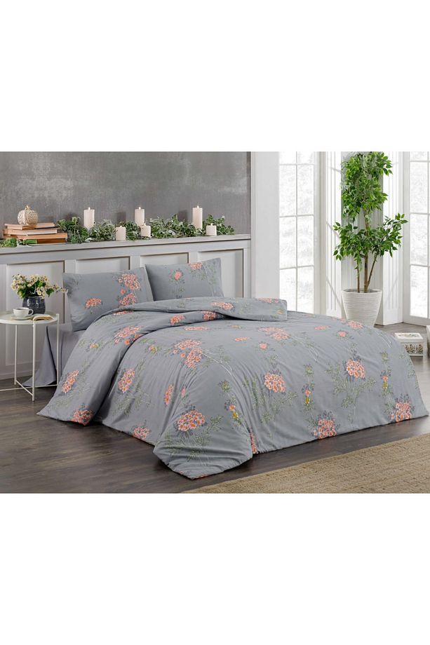 Kristal Ranforce Tek Kişilik Nevresim Takımı Daisy - 1
