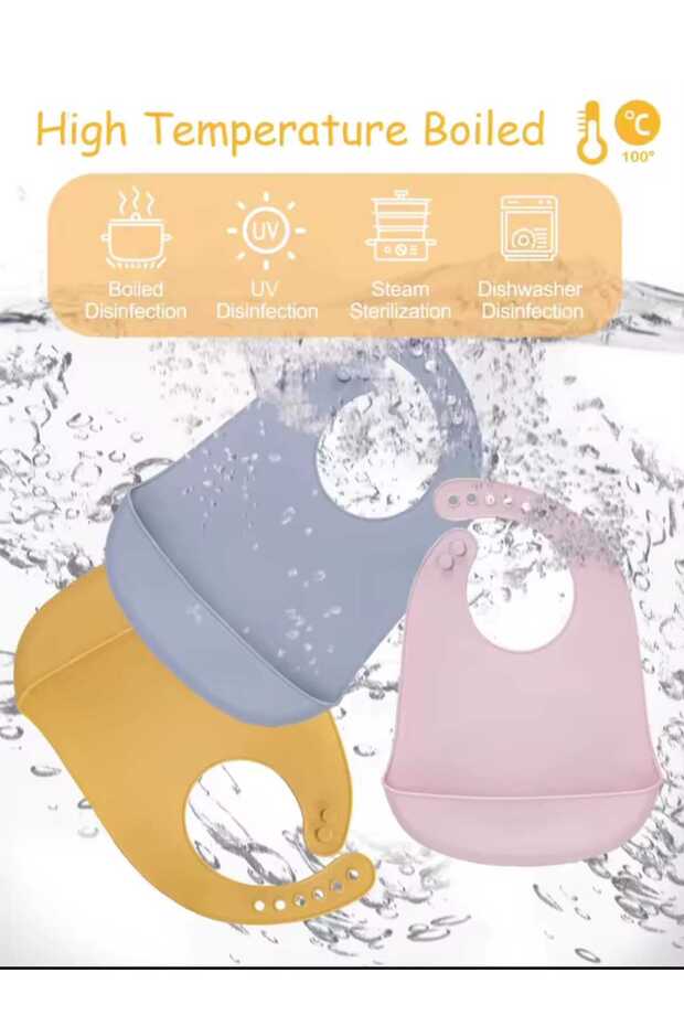 مريلة أطفال من السيليكون ذات نوعية جيدة - 6