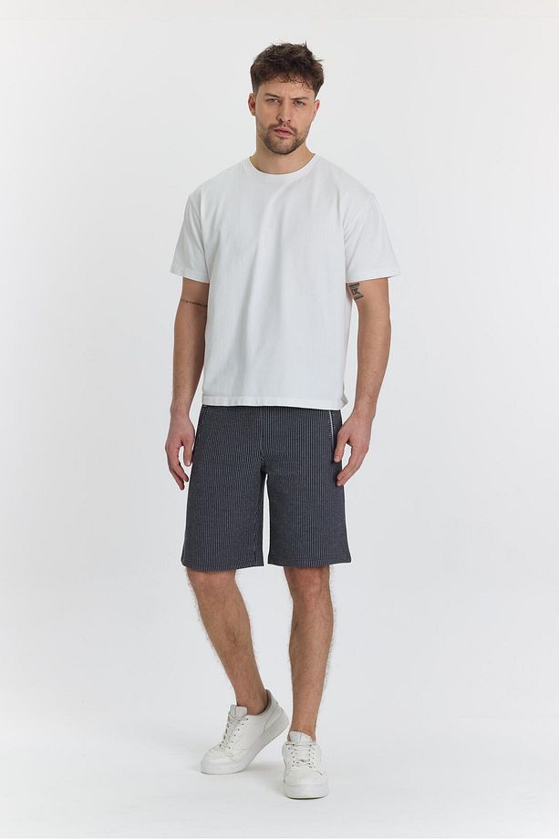 Erkek Polycotton Şort Füme 6044-F - 5