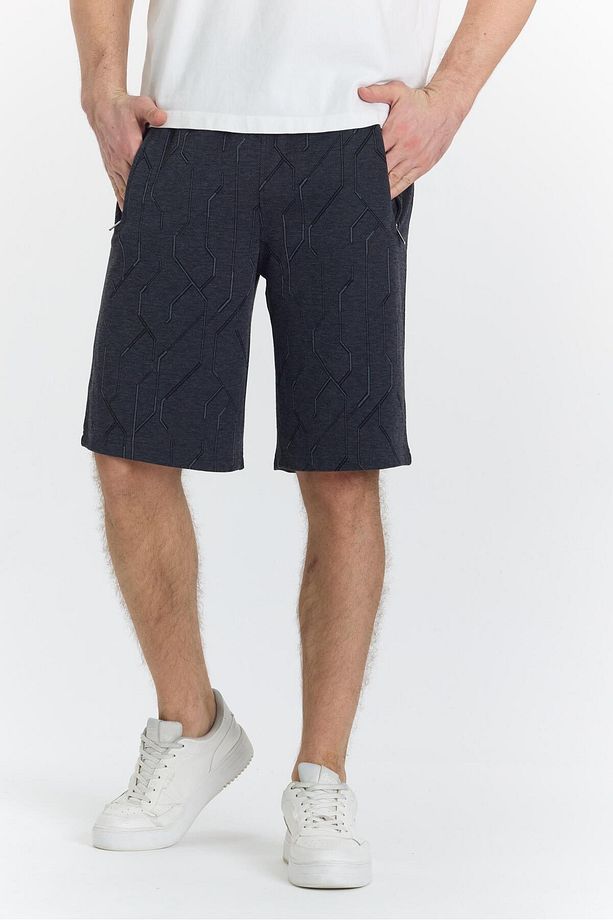 Erkek Polycotton Şort Antrasit 6049-A - 4