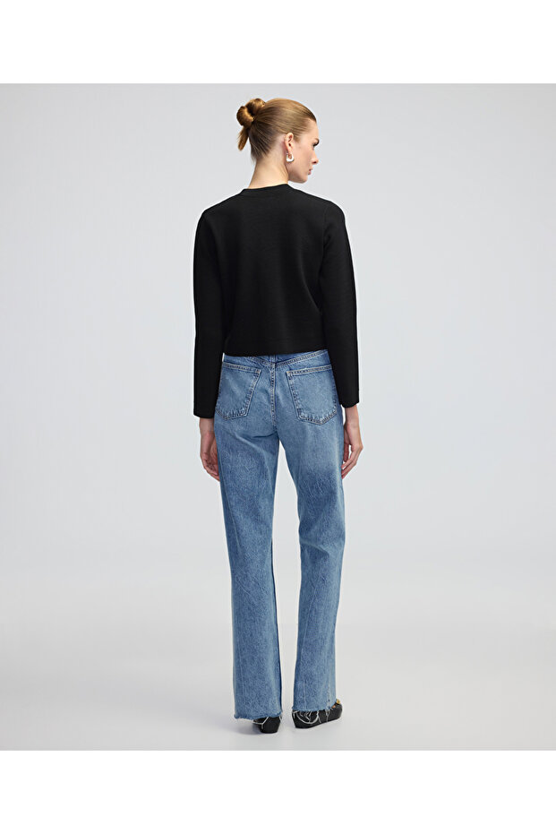 Cepli triko hırka - 6