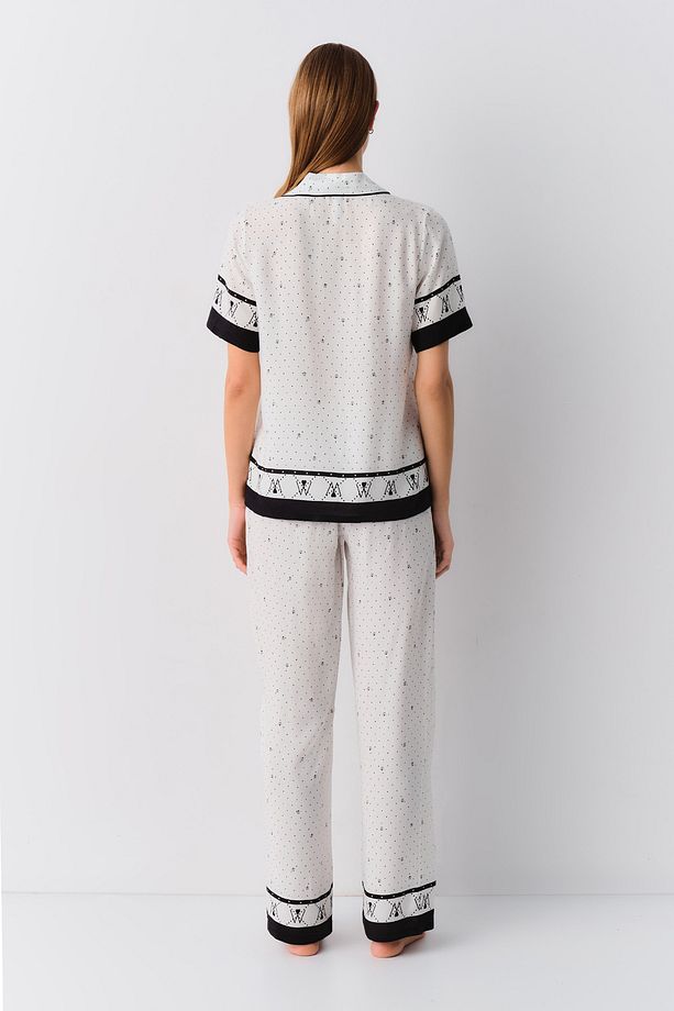 Monogram Maskülen Pijama Takımı - 4