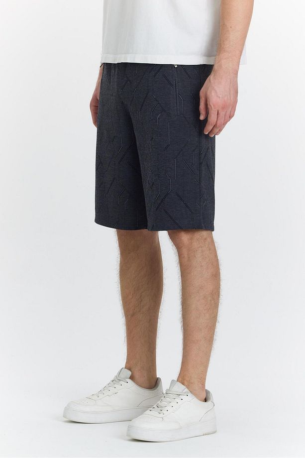 Erkek Polycotton Şort Antrasit 6049-A - 1