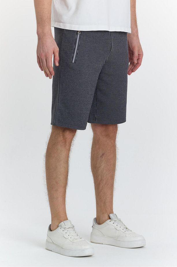 Erkek Polycotton Şort Füme 6044-F - 3