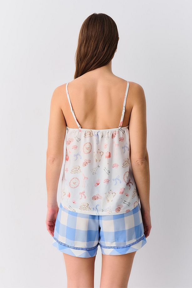 Nicole Şort Pijama Takımı - 4