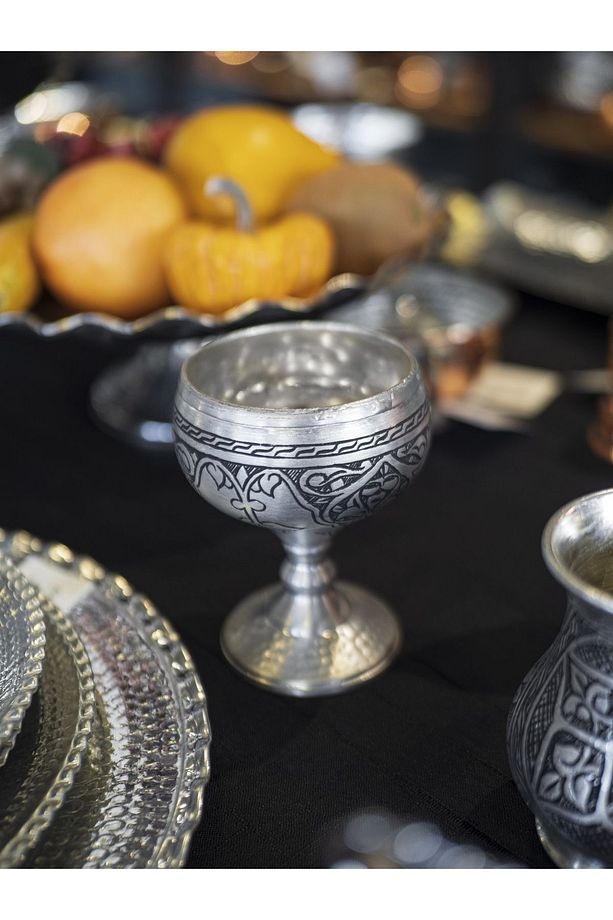 Bakır Kadeh Oyma Nakış Işleme - 3
